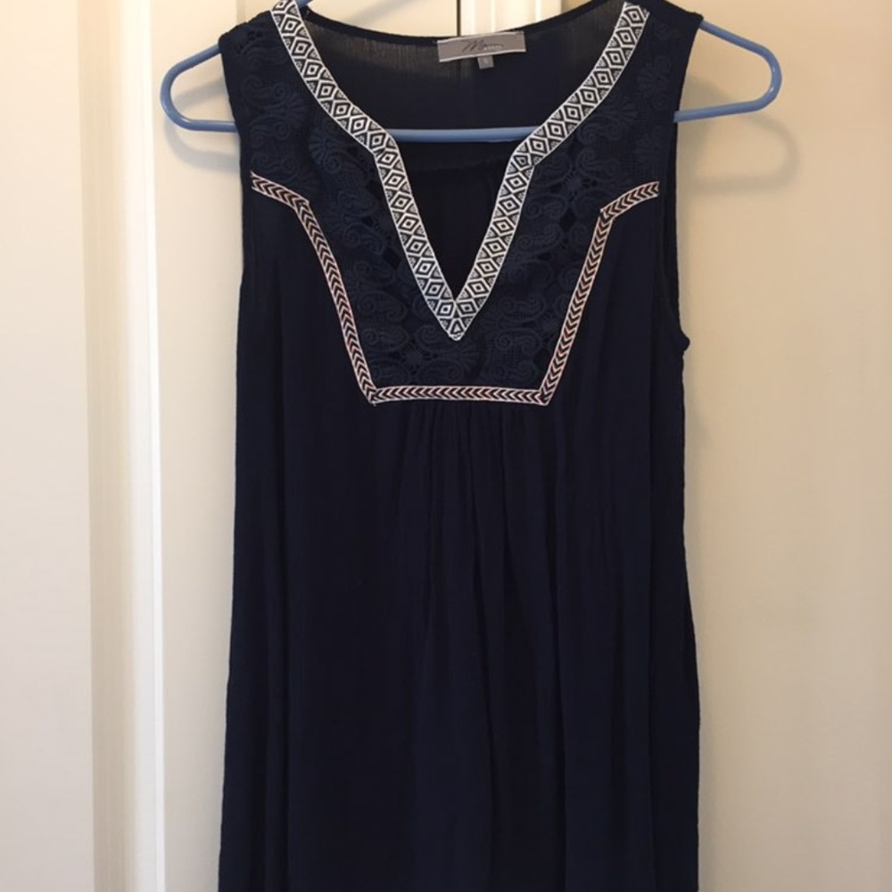 Embroidered Tank Top